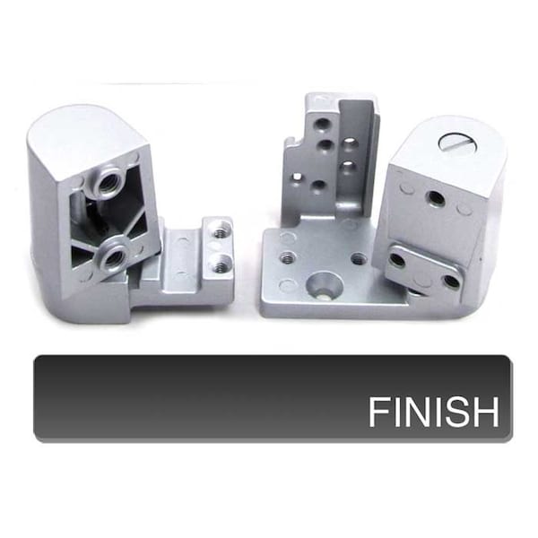 International Door Closers 3/4 Offset Pivot Set For Left 1/8 Recessed Doors, DU Baked Storefront Bronze Paint OP-7001-DU-LH - main